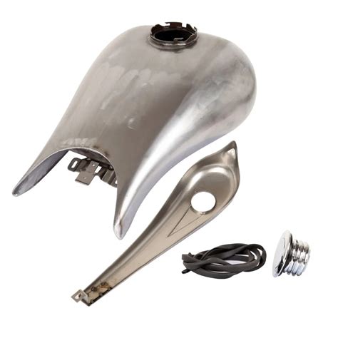 harley fabricated aluminum gas tank|6 gallon harley gas tank.